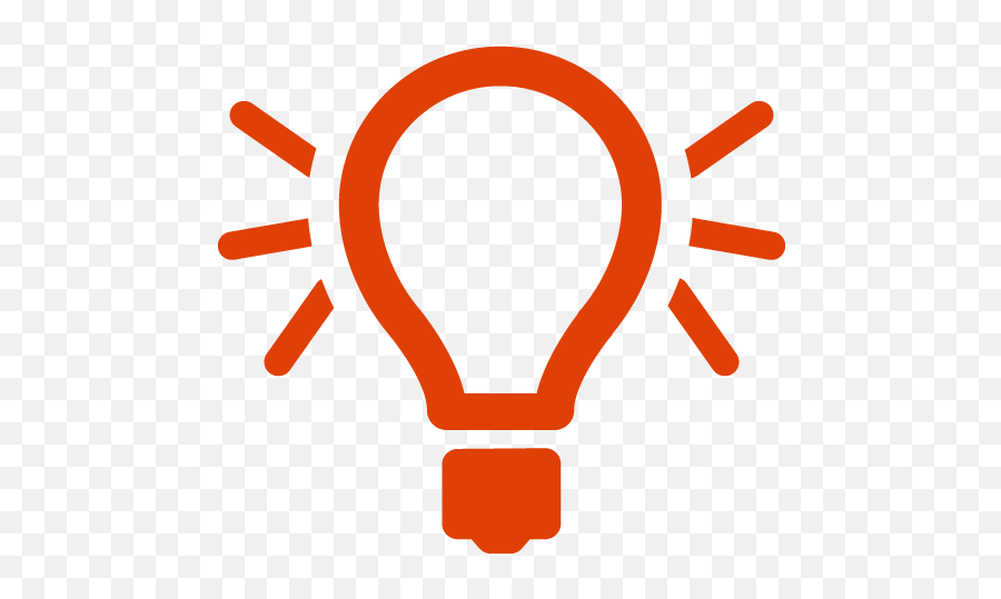 Soylent Red Light Bulb 6 Icon - Light Bulb Png Red Emoji,Lightbulb Emoticon