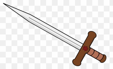 Free Edge Frame Vectors - Clip Art Of Sword Emoji