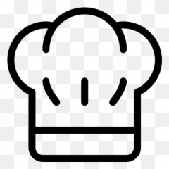 Chef Hat With Cutlery Restaurant Symbol Free Vector Icons - Chef Hat ...