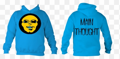 Thought Mr Brim Emoji Design Mens Awd - Shirt Folk On Foot Front Room Festival