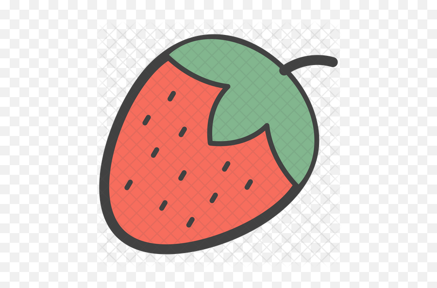 Strawberry Emoji Icon - Crescent,Strawberry Emoji