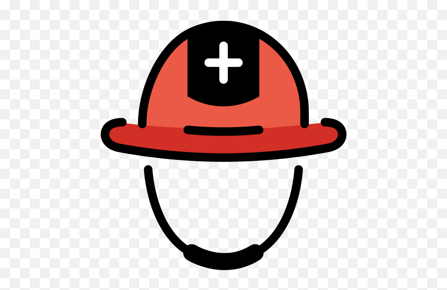 Helmet With White Cross - Clip Art Emoji,Emoji Cross