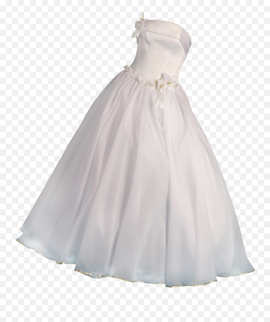 Wedding Dress White - White Wedding Fashion Png Download Wedding Dress Transparent Background Emoji,Emoji Dresses