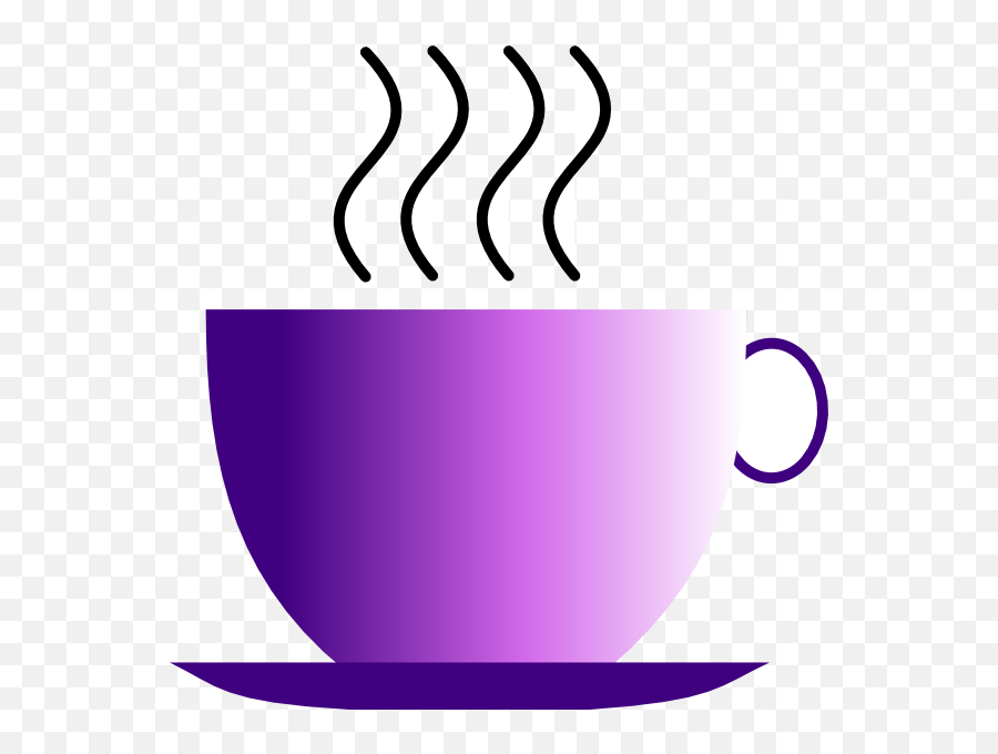 Picture - Purple Coffee Cup Clipart Emoji,Hot Beverage Emoji