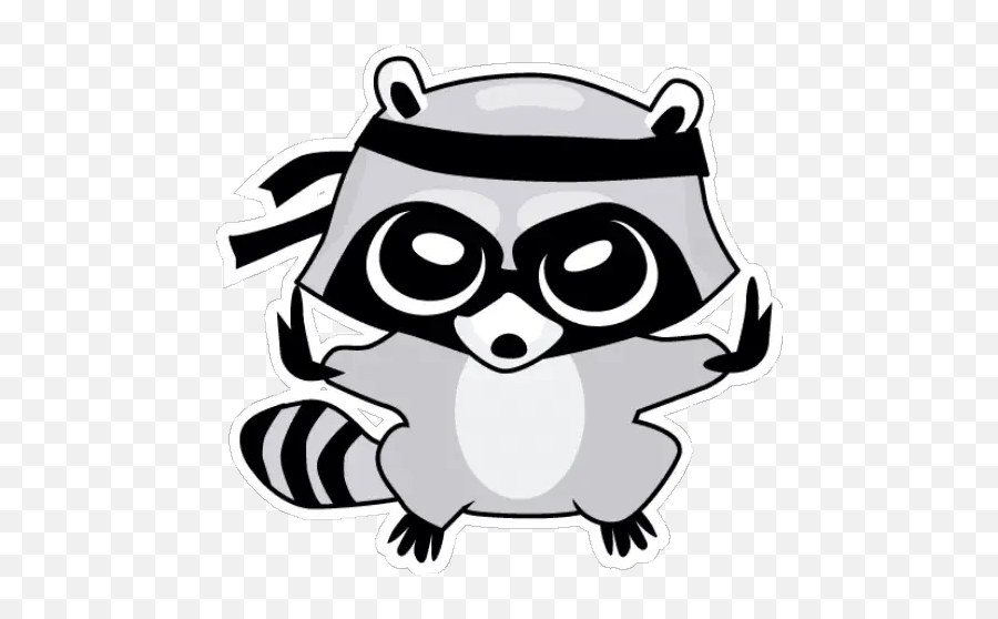 Raccon Stickers For Whatsapp - Cartoon Emoji,Raccoon Emoji Android