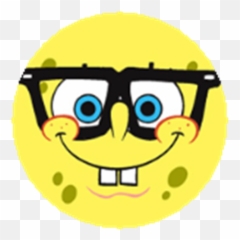 Spongebob Badge 7 - Roblox Nerd Gif Cartoon Emoji,Spongebob Emoticon