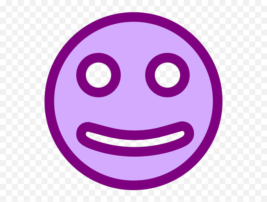 Smiley Clipart Purple Smiley Purple - Clip Art Emoji,Twiddling Thumbs Emoji