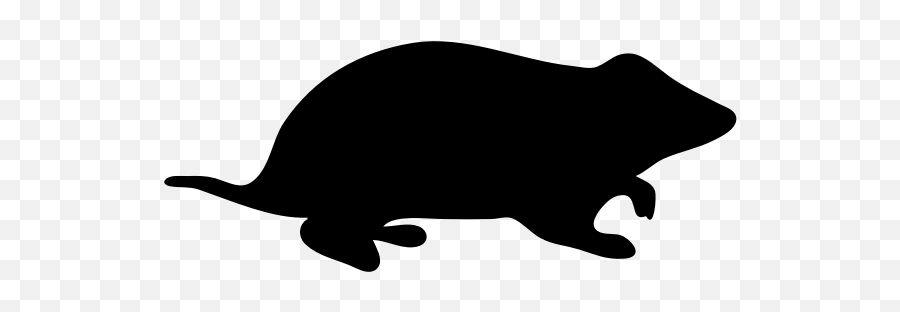 Hamster Contour Vector Image - Transparent Hamster Silhouette Emoji,Kitten Emoji