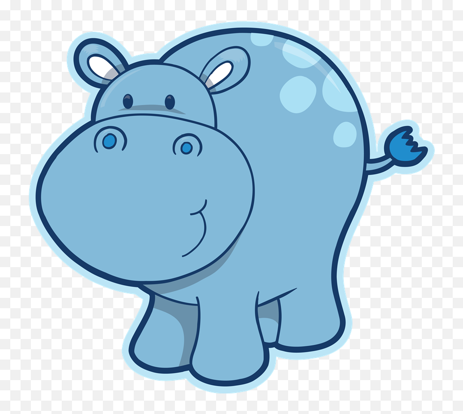Hippopotamus Clipart Endangered Animal - Hippo Clipart Emoji,Hippo Emoji Android