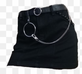 Grunge Skirt Clothes Black - Handbag Emoji