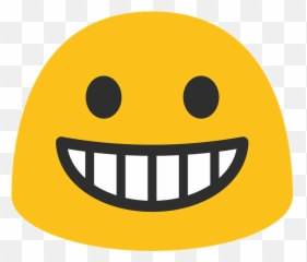 Grinning Face Emoji Clipart - Android Smiling Emoji,Sweating Laughing Emoji