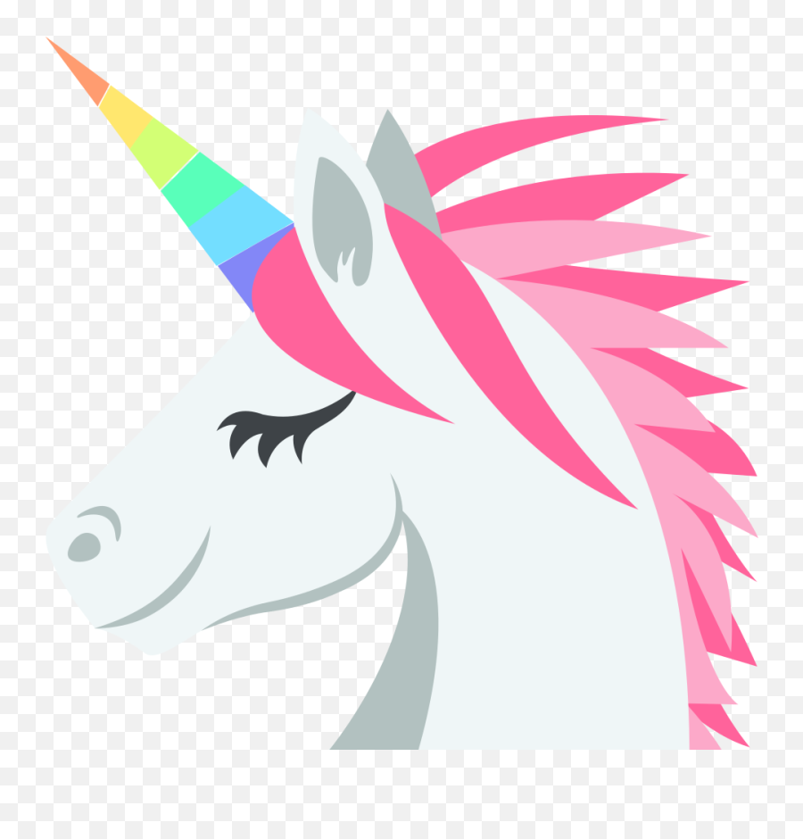 Emojione 1f984 - Emojione Unicorn,Crown Emoji