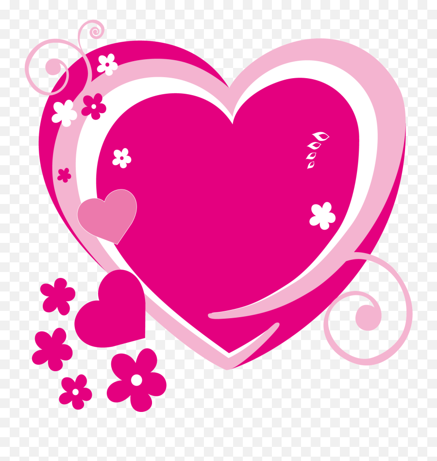 Minnie Mouse - Pink Heart Clipart Png Emoji,Emoji Valentine Cards