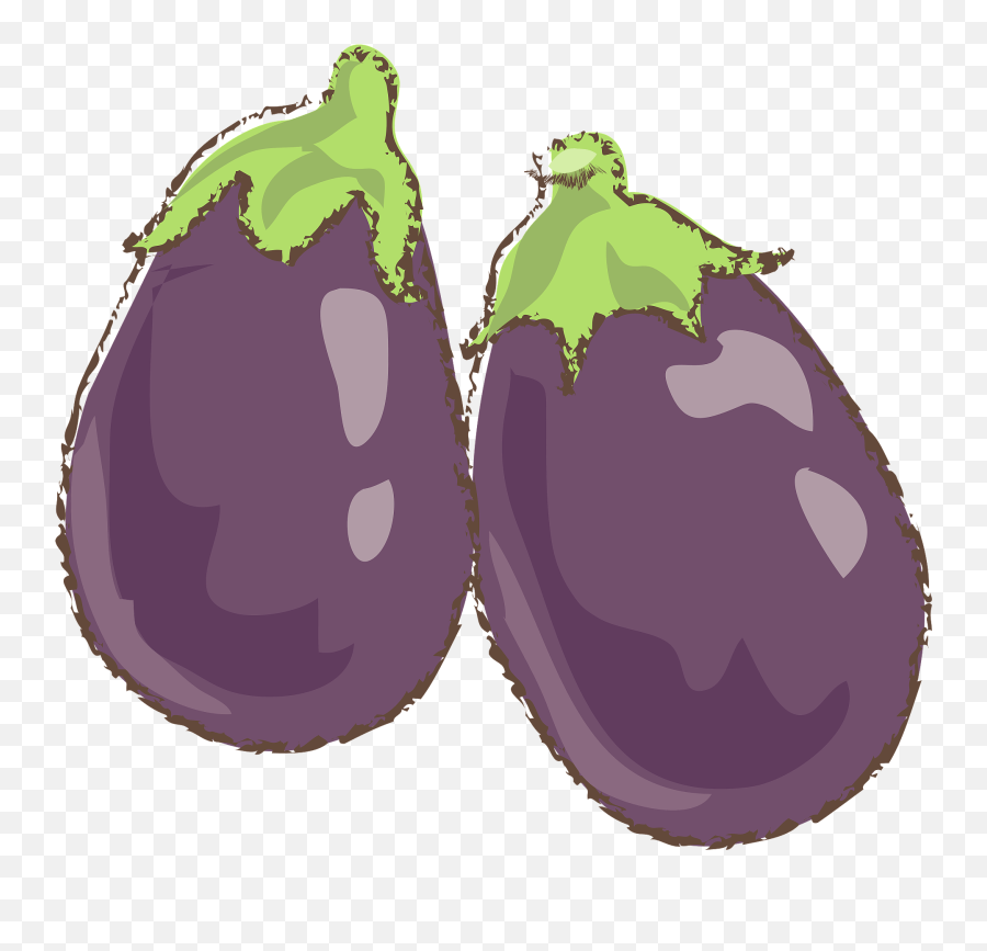 Eggplants Clipart Emoji,Purple Vegetable Emoji