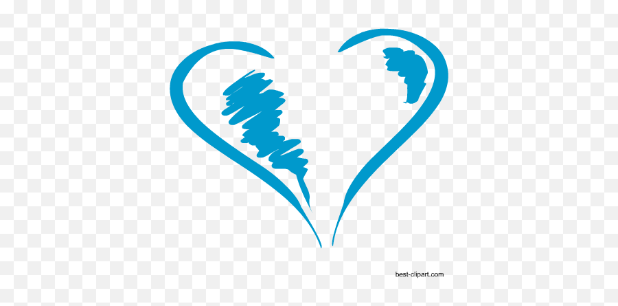 Free Heart Clip Art Images And Graphics - Language Emoji,Teal Heart Emoji