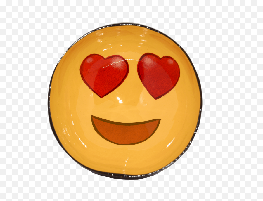 Kokosnuss Emoji Herzaugen - Wide Grin,Stern Emoji