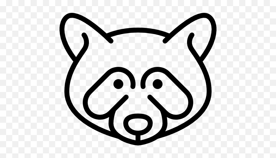 Raccoon Head Icons - Clip Art Emoji,Raccoon Emoji