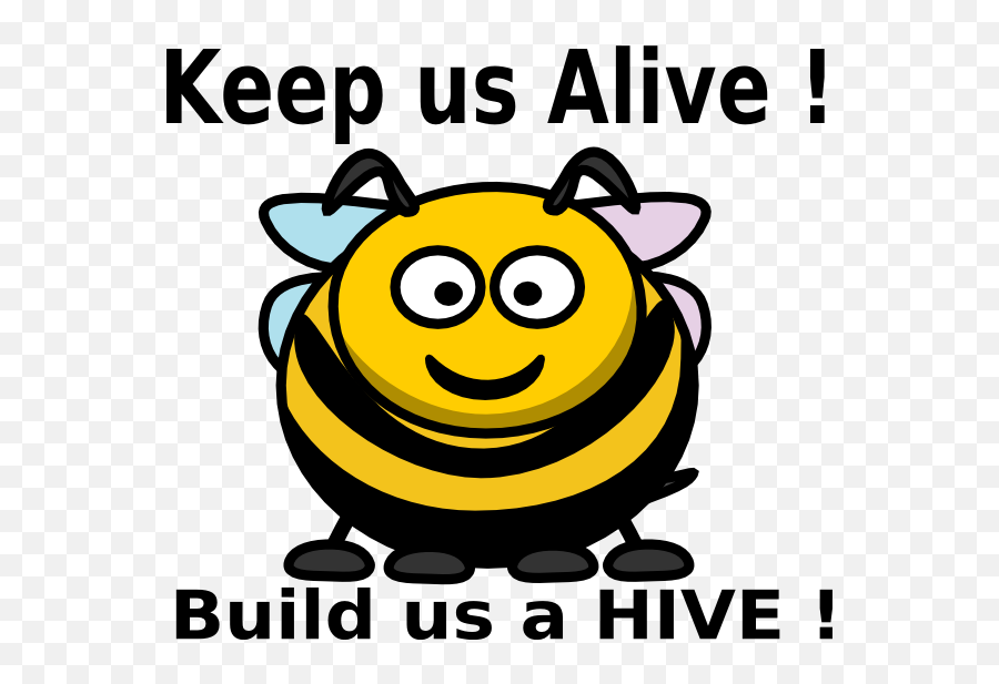 Bee Background Clipart - Bee Cartoon Clipart Free Download Emoji,Bee Emoticon