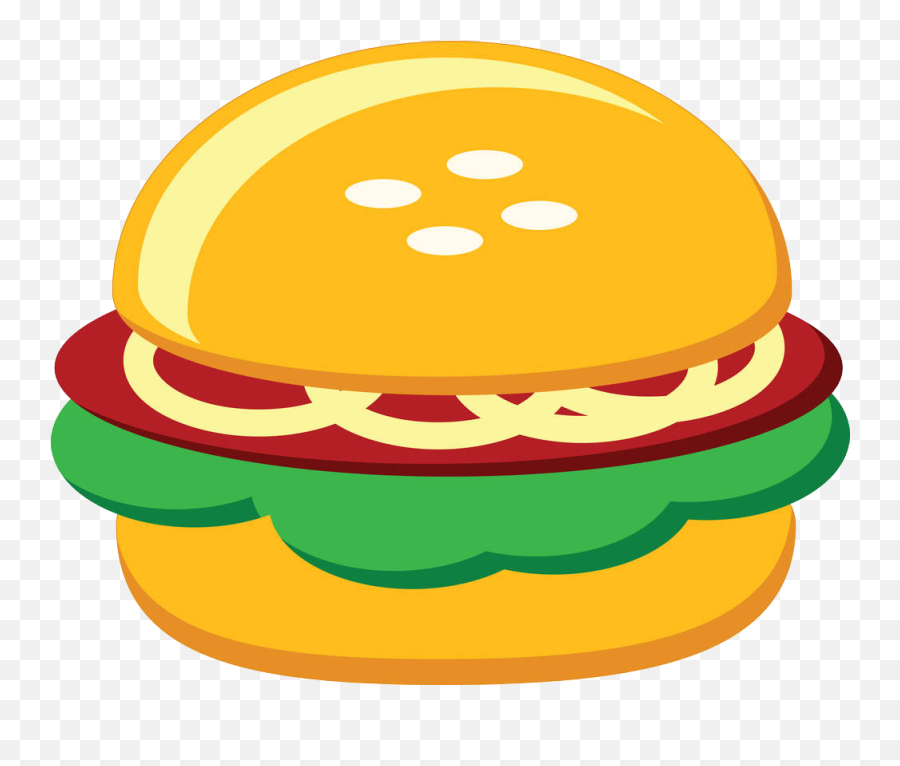 Foods Clipart Hamburger Foods - Clip Art Burger Png Emoji,Google Hamburger Emoji