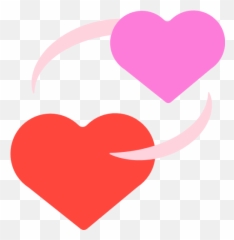 Animated Revolving Hearts Emoji