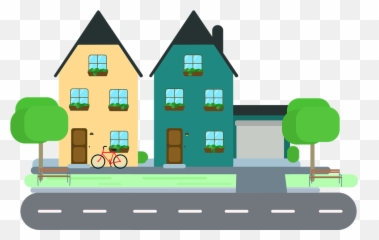 House Cottage Residence Family - Neighborhood Clipart Emoji,Real Estate Emojis