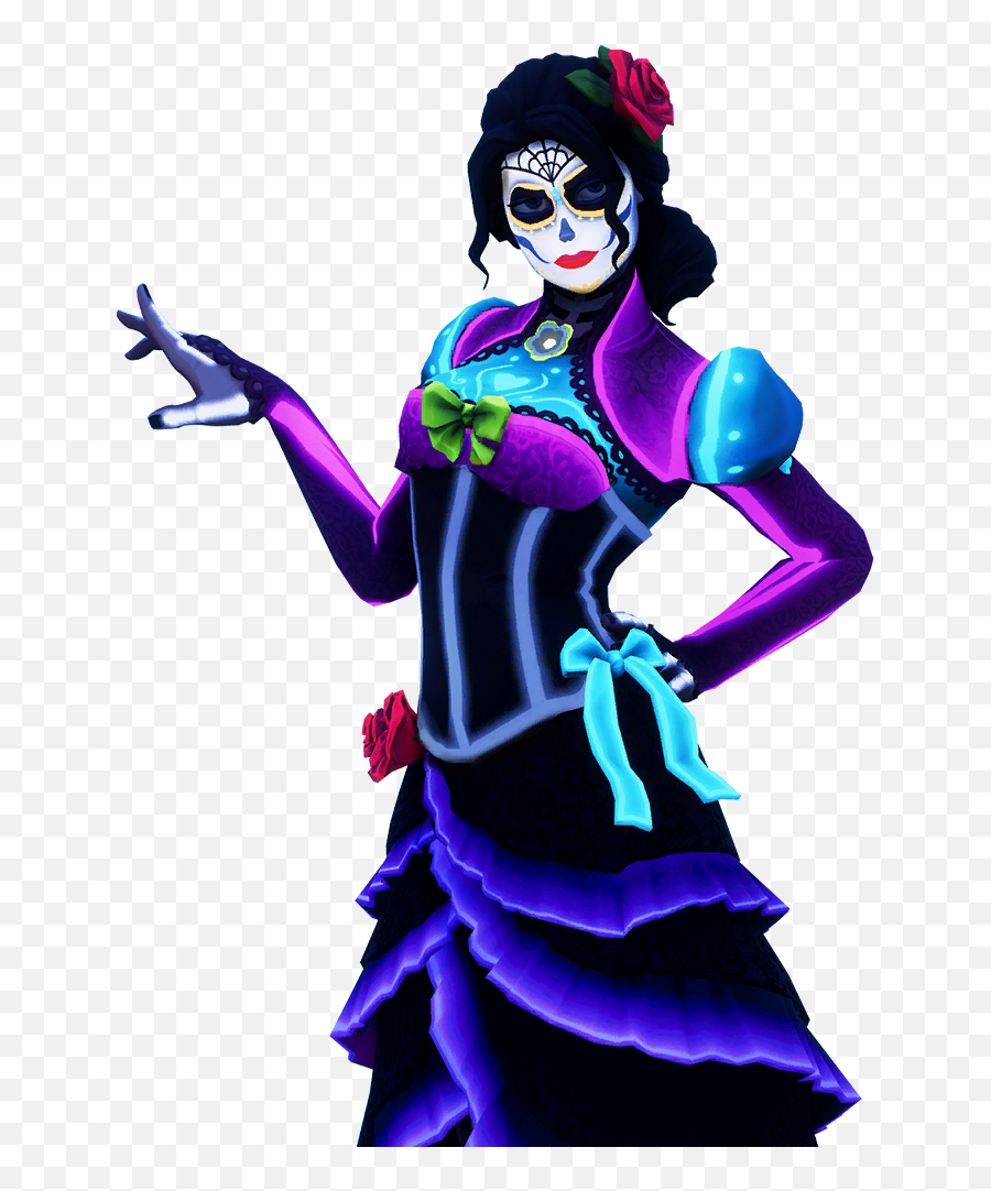 Fortnite Battle Royale Character Png 164 - Day Of The Dead Fortnite Rosa Emoji,Fortnite Emoji