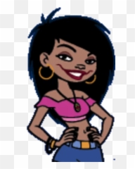Shaniqua Chulavista - Cartoon Emoji,Hula Girl Emoji