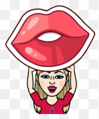 Lips Kiss Kissing Kissme Lipart Love - Bitmoji Emoji