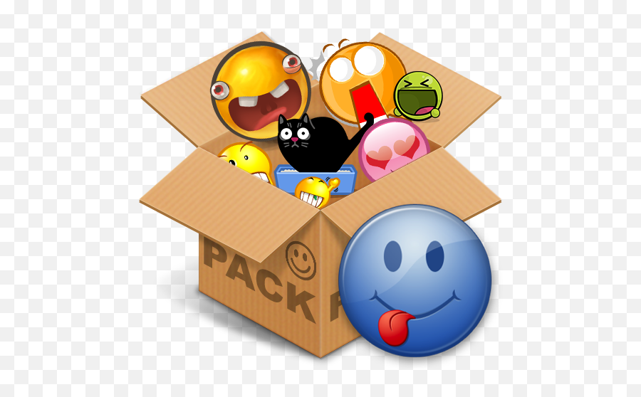 Emoticons Pack Cool Blue - Smiley Face Emoji,Cool Emoticons