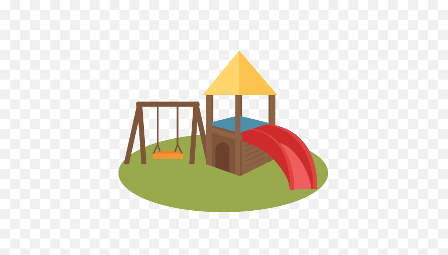 Playground And Slide Clipart - Transparent Background Playground Clip Art Emoji,Playground Emoji