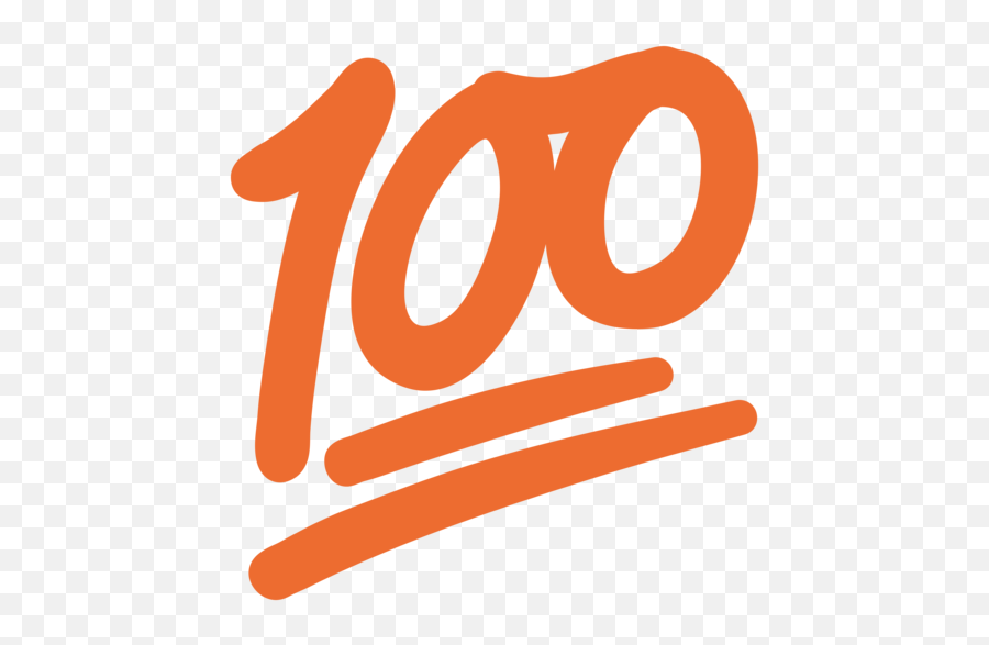 Hundred Points Emoji - Android 100 Emoji,100 Emoji