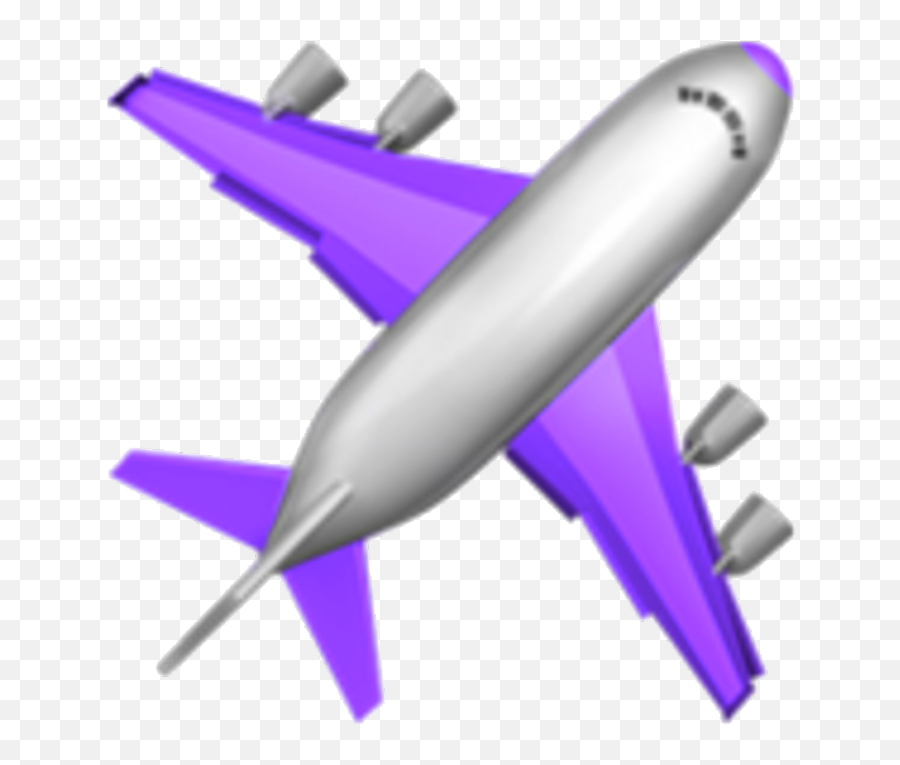 Purple Emoji Tumblr Travel Plane Cute - Airplane Emoji Png,Travel Emoji