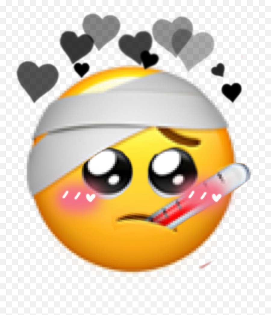 Sick Emoji Sick Emoji - Pink Aesthetic Heart Transparent,The Idk Emoji