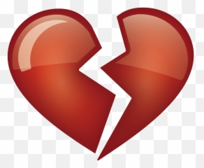 Emoji - Heart,Broken Heart Emoji Png