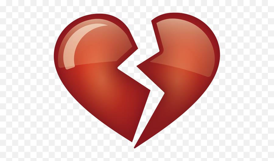 Emoji - Heart,Broken Heart Emoji Png