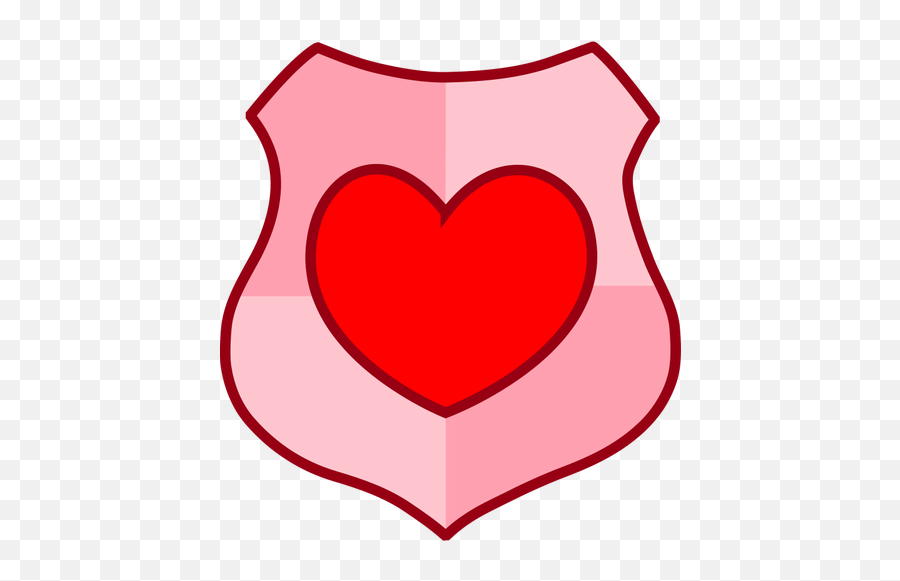 Vector Drawing Of Love Shield - Barcelona Fc Logo Png Emoji,Rainbow Heart Emoji Twitter