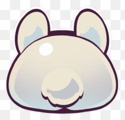 Bun Butt Emoji - Clip Art