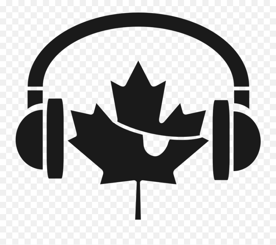 Free Headphone Music Vectors - Canada Flag Emoji,Maple Leaf Emoticon