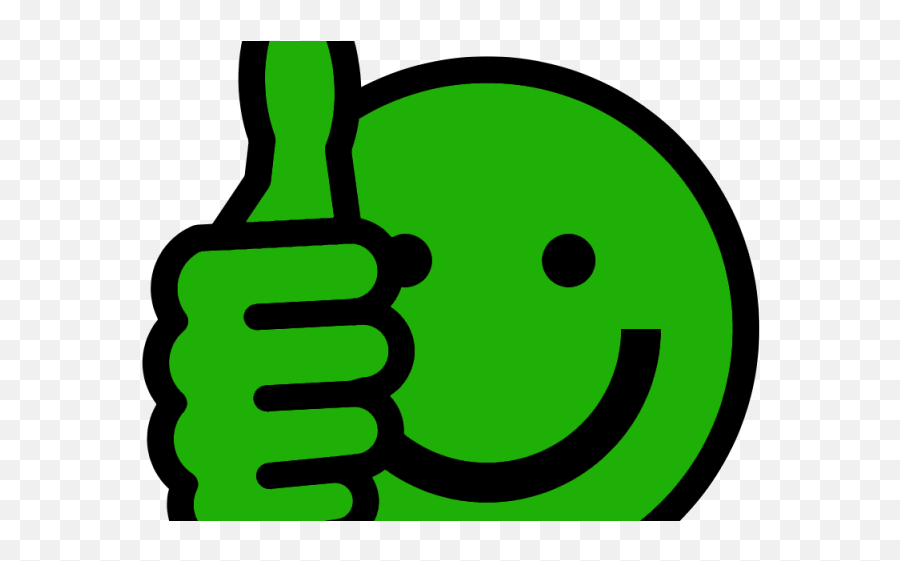 Hand Emoji Clipart Thumbs Up - Green Thumbs Up Clipart,Thums Up Emoji