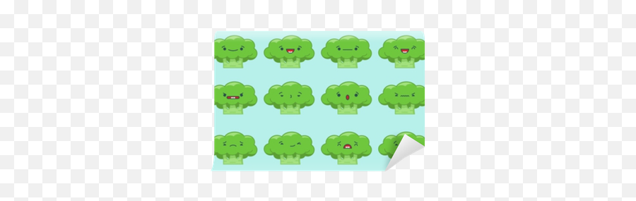 Vecteur De Brocoli Kawaii - Frog Emoji,Emoticones Kawaii