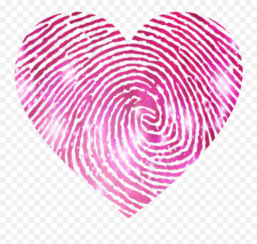 Heart Emoji Transparent Png Transparent Iphone Heart Emoji - Fingerprint Heart,Type Heart Emoji