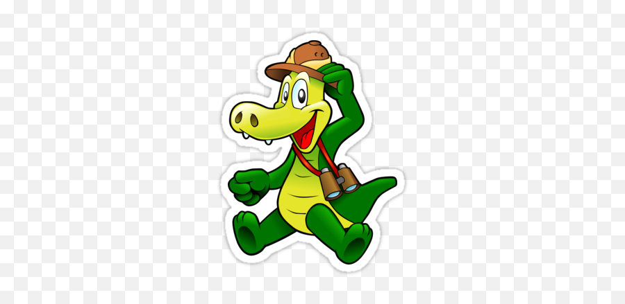Crocodile Cartoon Cartoon Stickers - Logo Kepala Buaya Png Emoji,Alligator Emoticon