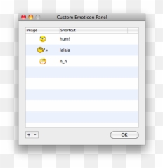 Adium 1 - Screenshot Emoji