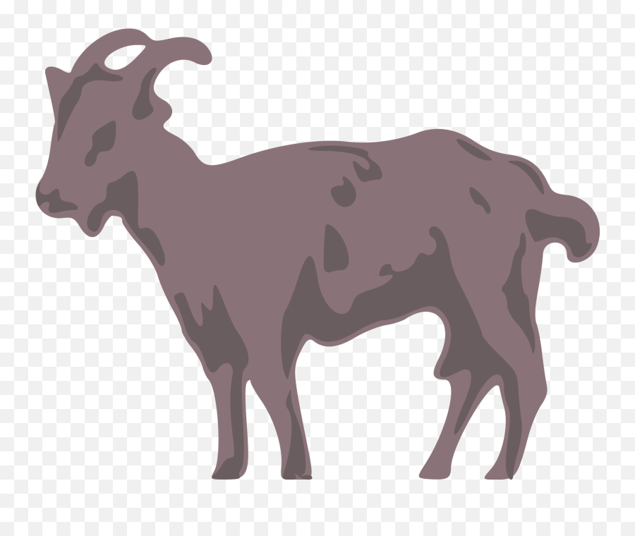 Goat Free Content Clip Art - Vector Painted Goat Png Emoji,Goat Emoji