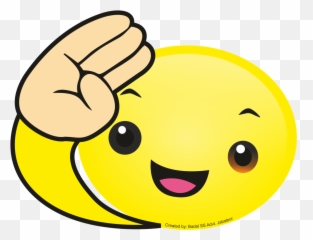 This Is Salute Emoji - Happy,Salute Emoji