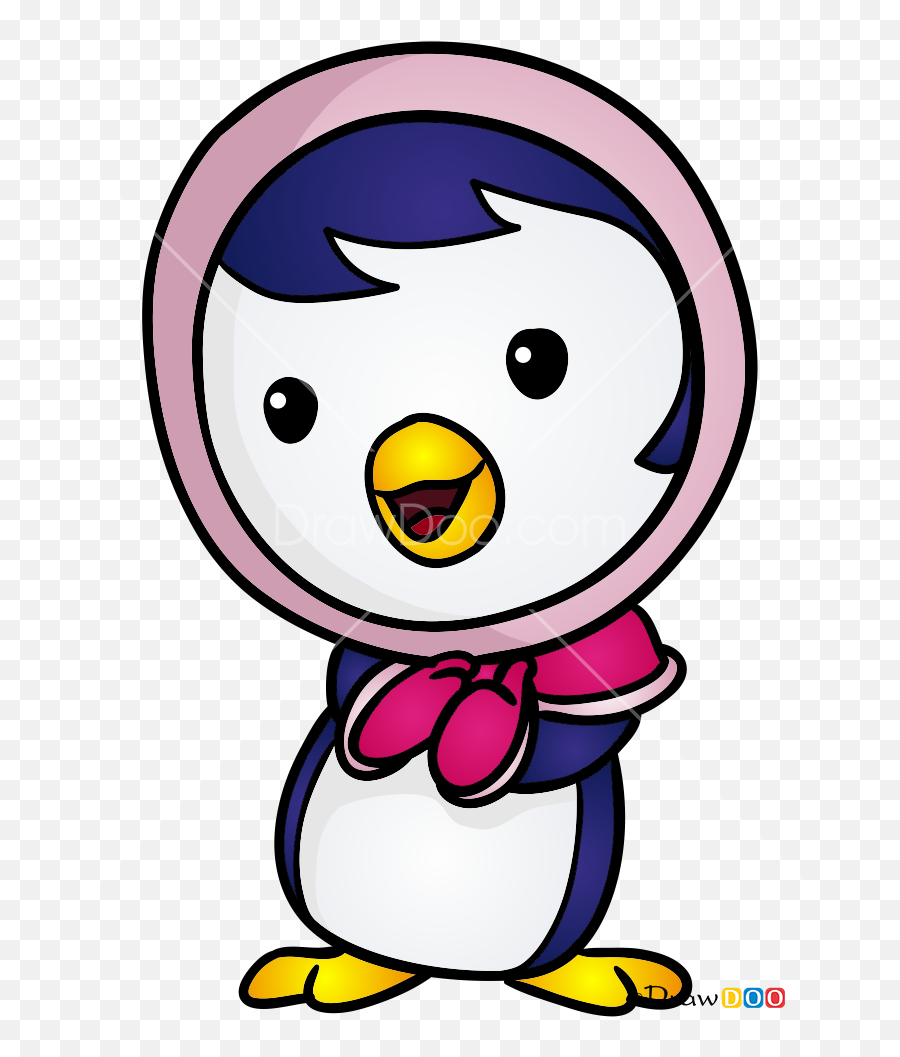 How To Draw Petty Pororo Penguin - Dot Emoji,Petty Emoji