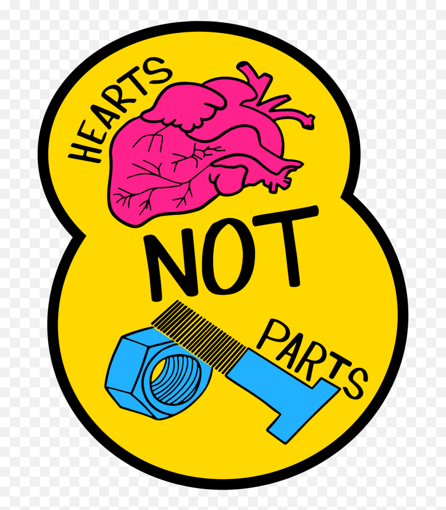 Phs Stickers Hearts Not Parts Clipart - Language Emoji,Rasta Emoji Iphone