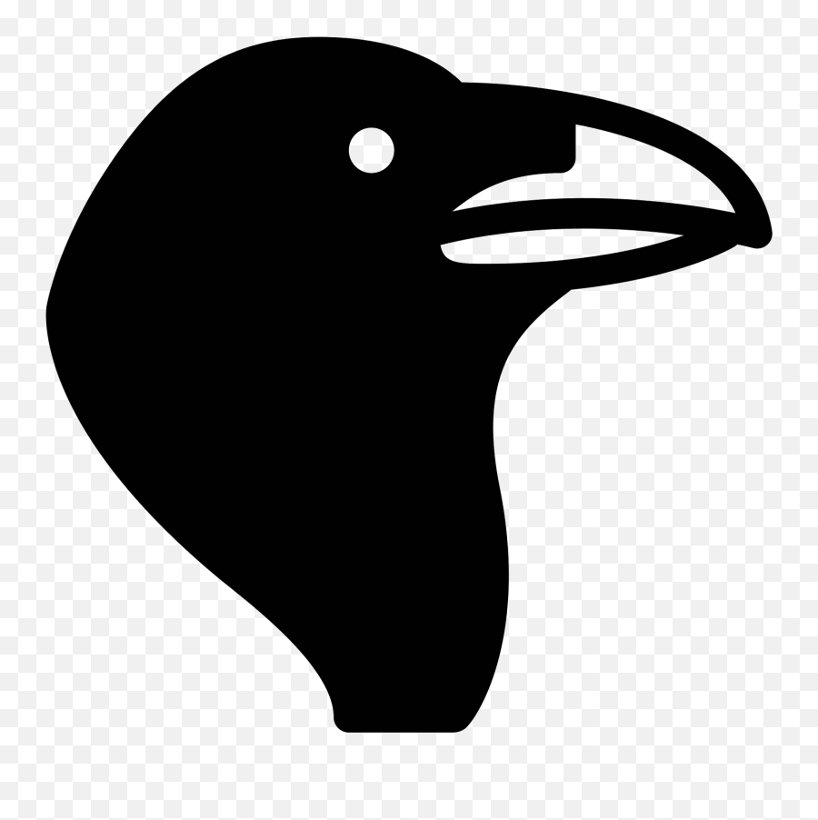 Crow Icon Png Clipart Royalty Free - Crow Icon Png Emoji,Crow Emoji