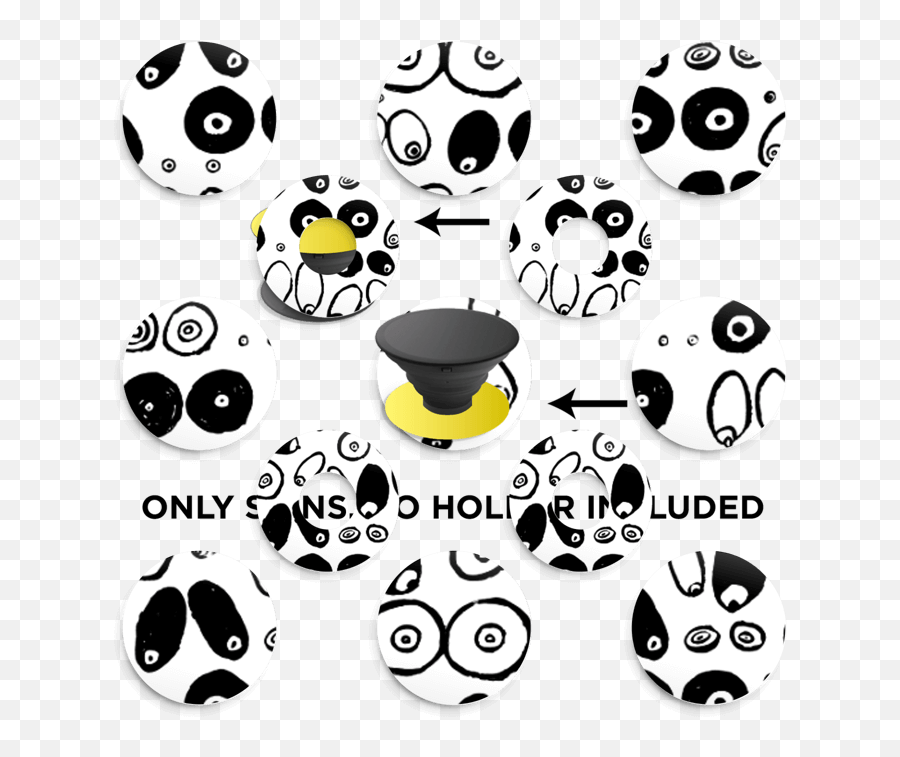 Variations - Smiley Emoji,Panda Emoticon Text