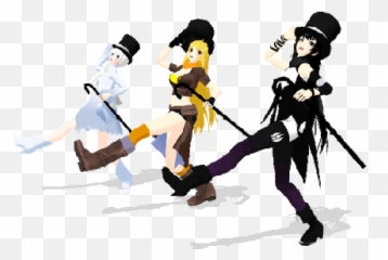 Shygirls In China Dresses Super Mario - Transparent Rwby Gif Emoji